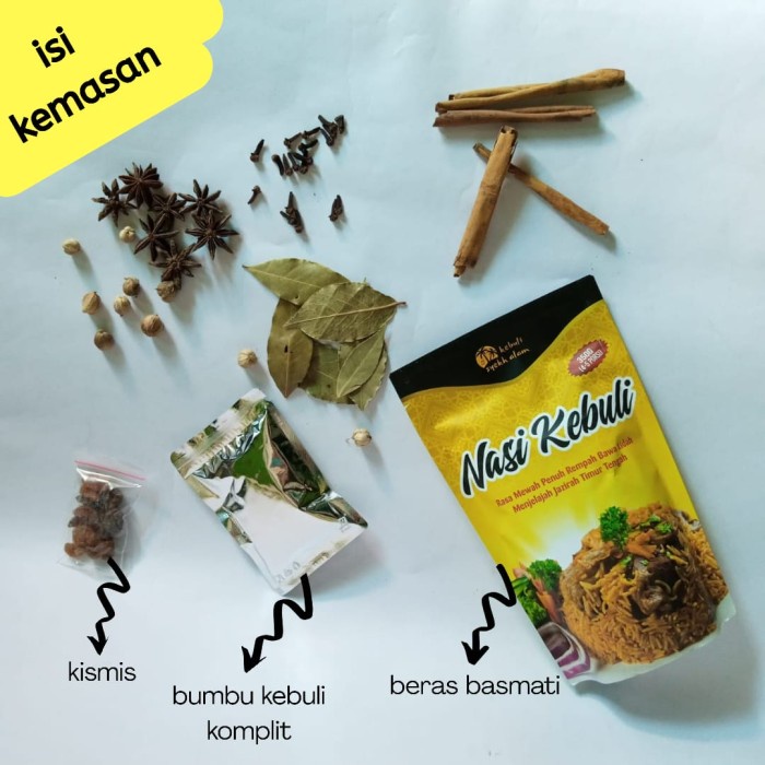 

bg20t01r Nasi Arab Instan Kebuli Syekh Alam Beras Basmati Kemasan Ekonomis Sv012Ss