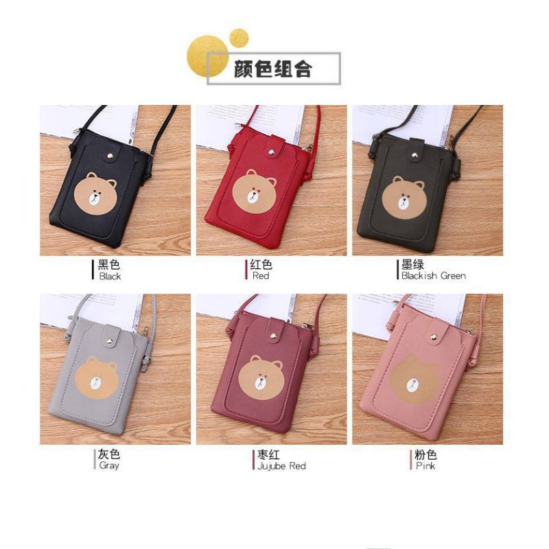 EV D 403-2 tas hp mini sling bag pocket tas wanita import