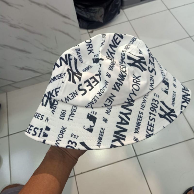 Topi Bucket Hat NY Yankees Topi Premium impor