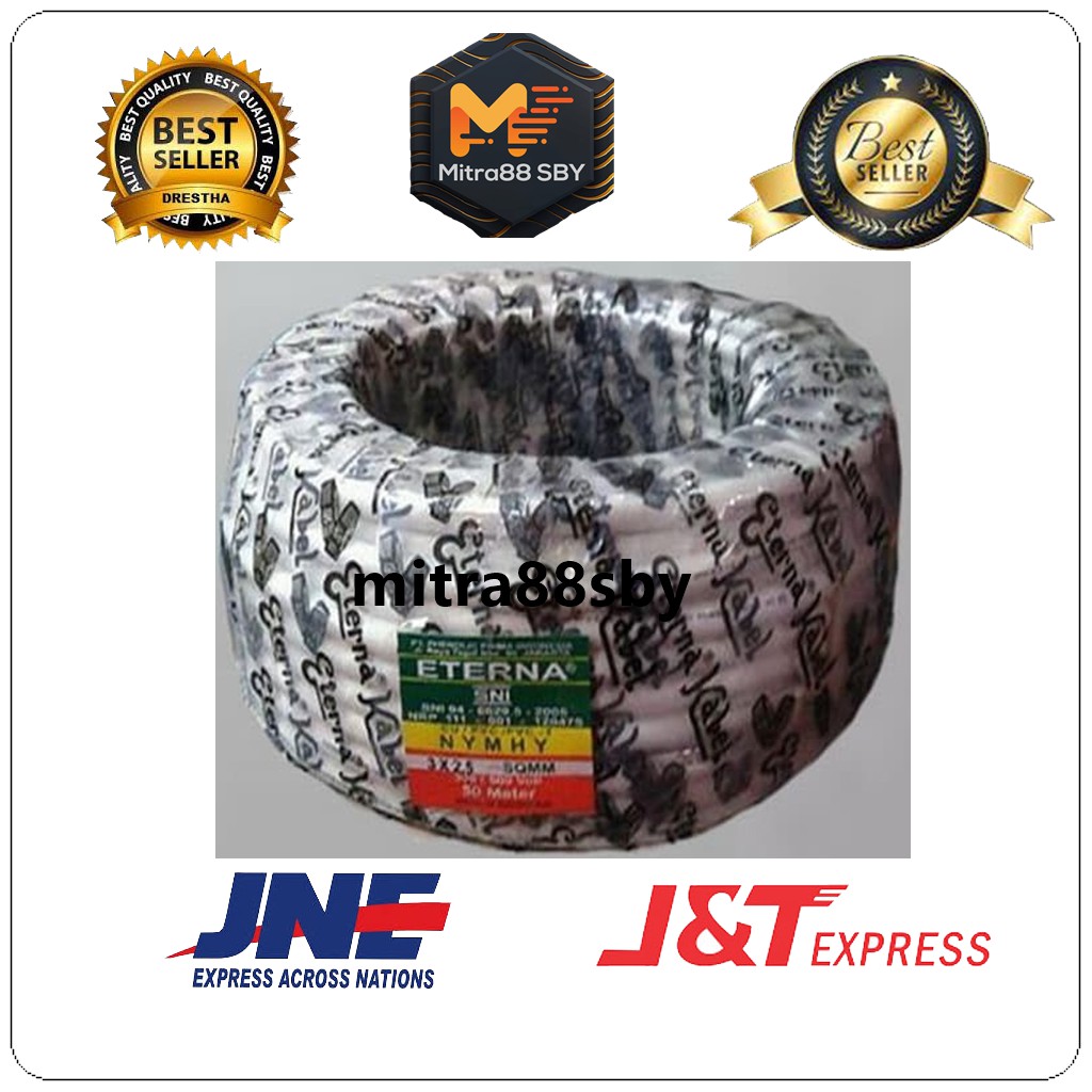 Mitra88sby Kabel listrik NYMHY Eterna dan Extrana Serabut METERAN