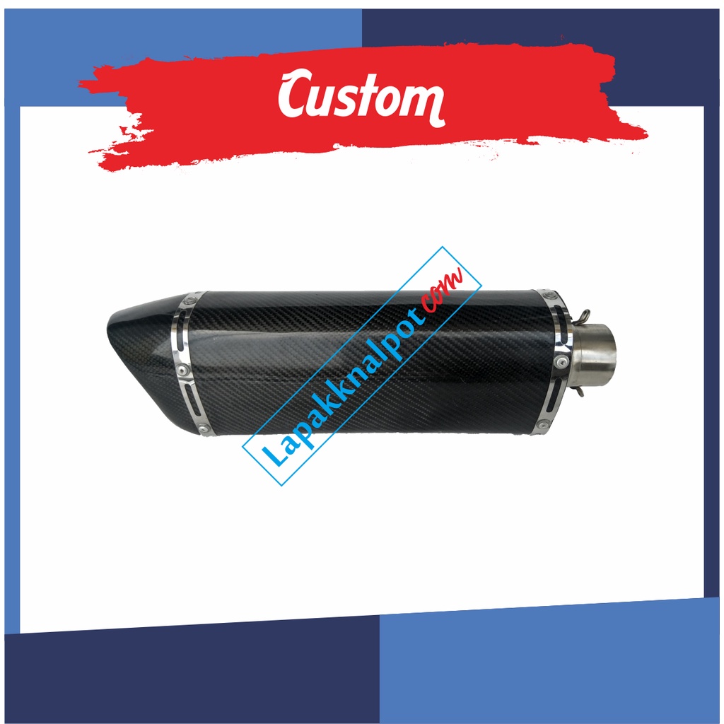 Silencer knalpot racing Akrapovic Carbon Kevlar