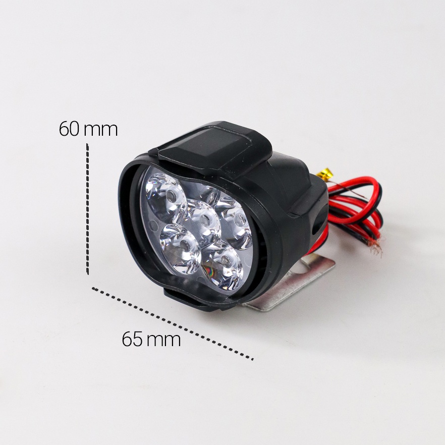 Lampu Tembak Motor LED High Beam 1000 Lumens 1 PCS - Lampu Tembak Motor ATV LED Spotlight 18 LED - Lampu Motor - Lampu Sorot Motor Mobil - Lampu Tembak Motor - Lampu Sorot LED - Lampu Motor Mobil - Lampu Variasi - Lampu Mobil - Lampu Tembak Super Terang