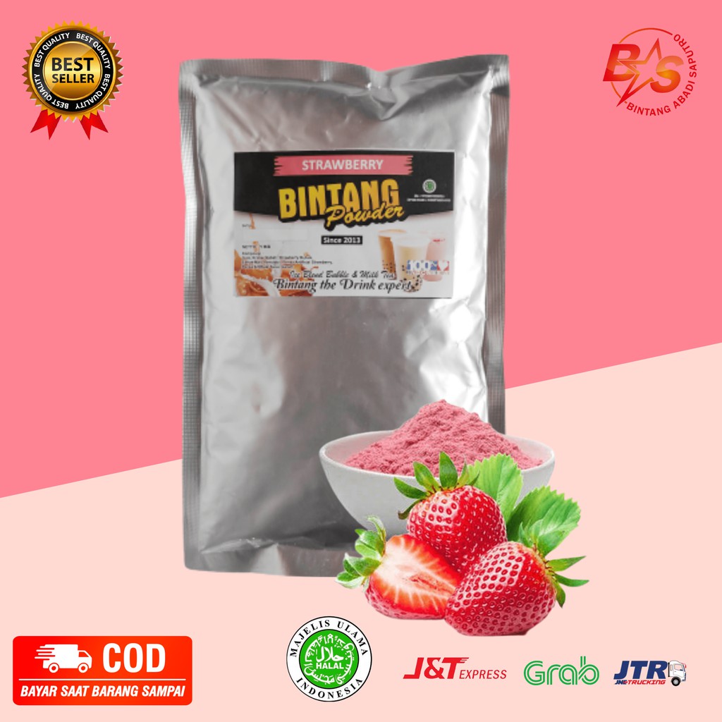 

Bubuk Minuman Rasa Strawberry 500gr