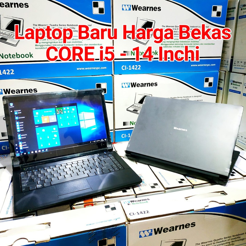 laptop core i5 ram 8gb 4gb ssd barang baru berkualitas bergaransi