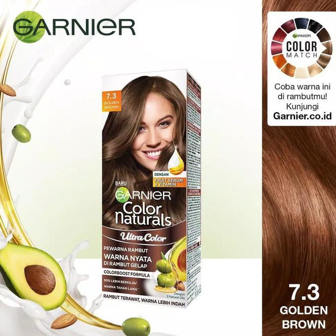 Terlaris Garnier Cat Rambut Ultra Color Golden Brown 7 3 Pewarna Rambut Semir Rambut Cat Rambut Shopee Indonesia