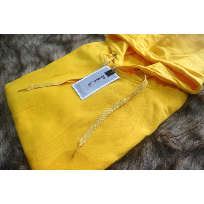 SWEATER_ID Hoodie Jumper Kuning Polos Unisex