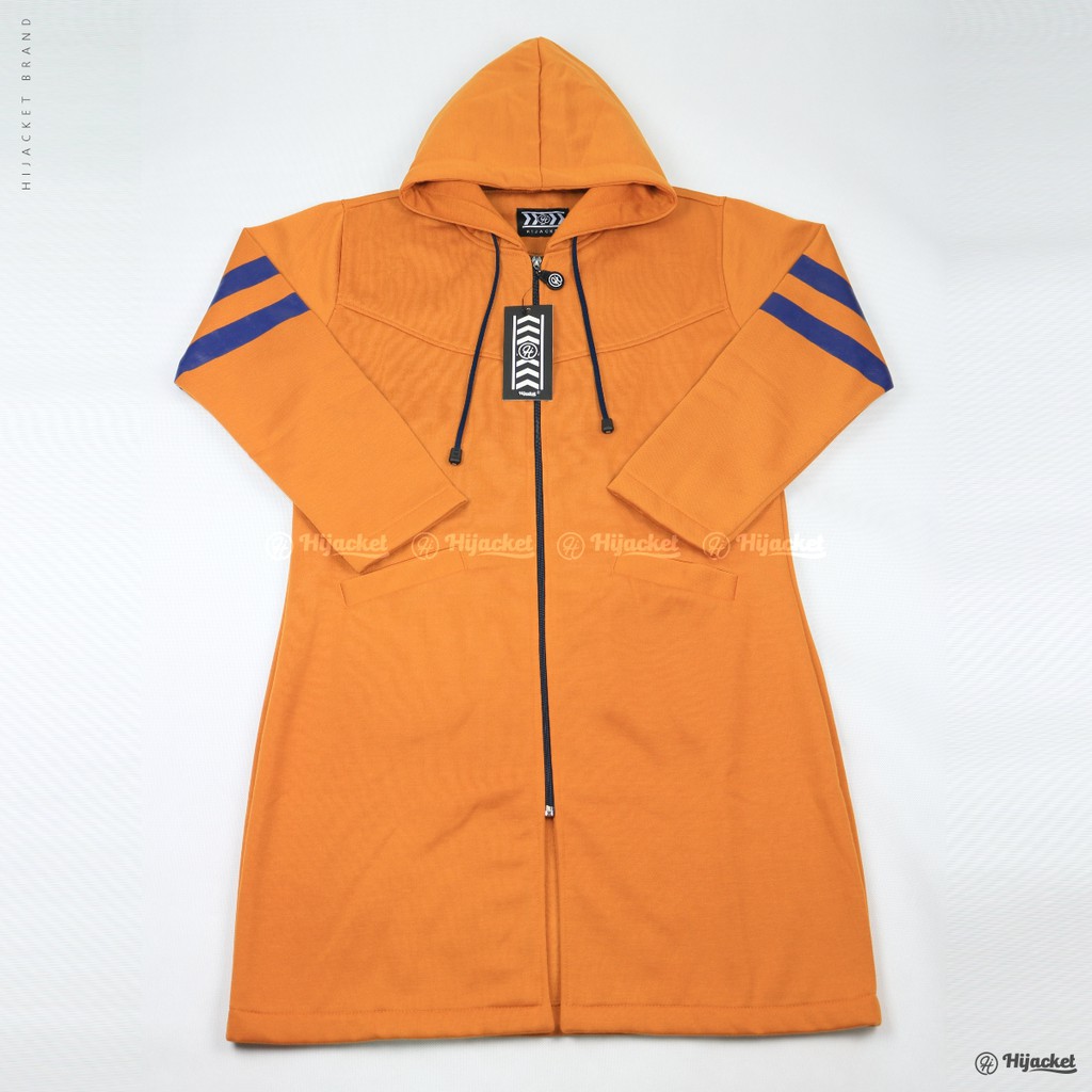 Hijacket® Beautix | Original | Jaket Hoodie Wanita Premium Fleece-MARIGOLD
