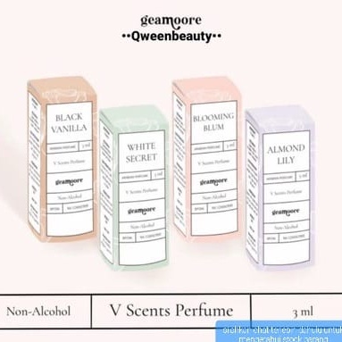 GEAMOORE V-SCENT 3ML PARFUME / PARFUM MISS V KEWANITAAN ROLL ON