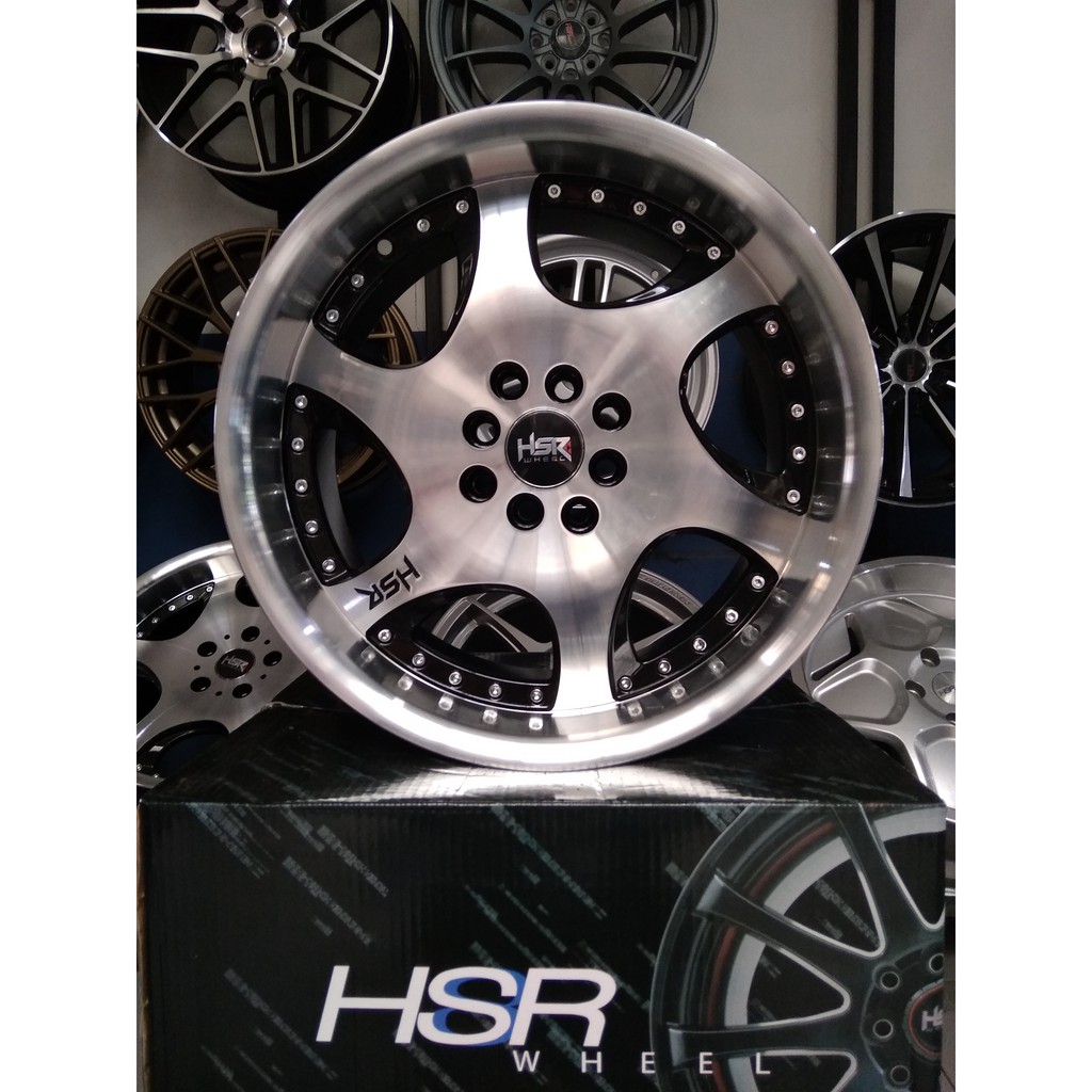 Velg Mobil Ring 17 HSR GANGNAM 6052 - PCD H8X100-114,3 ET42/38 BMF/ML