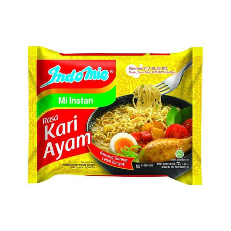 

INDOMIE RASA KARI AYAM 72GR
