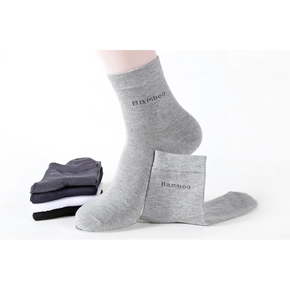 Ennwen KK25 Kaos Kaki Pria Kerja High Quality Super Bambu  Bamboo Sock-3
