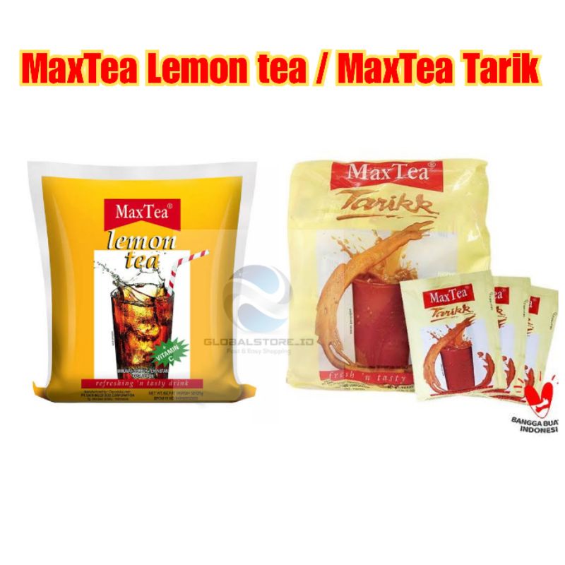 Max tea tarik / max tea lemon tea / max tea apple renceng