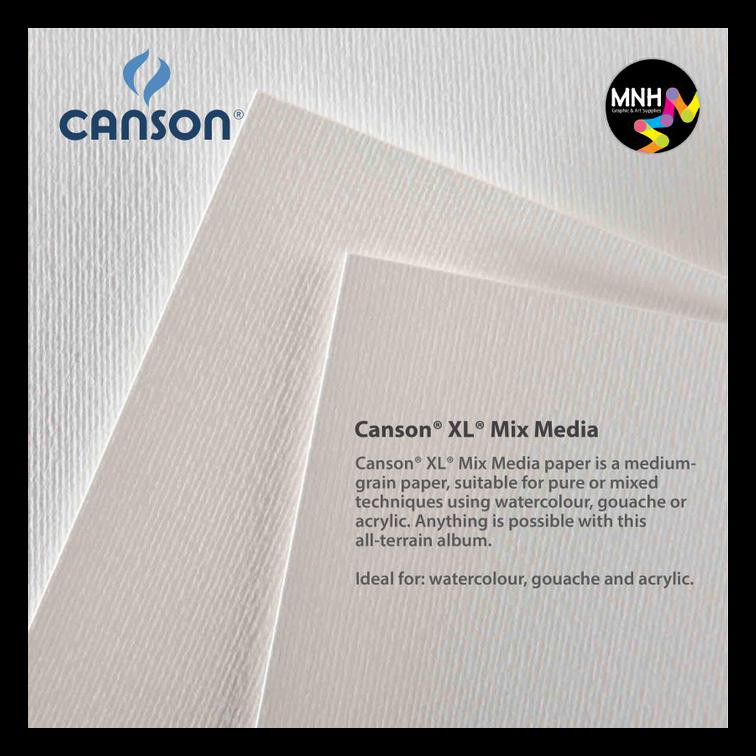 

PROMO Drawing Book Canson XL Mix Media 300G A3 - A5 - A4