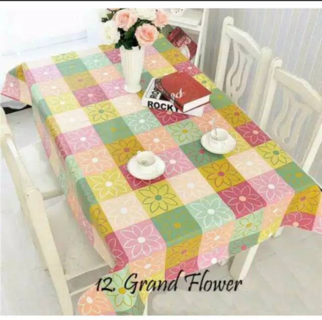 TAPLAK MEJA MAKAN ANTI AIR TEBAL UK 137 X 18 3 no