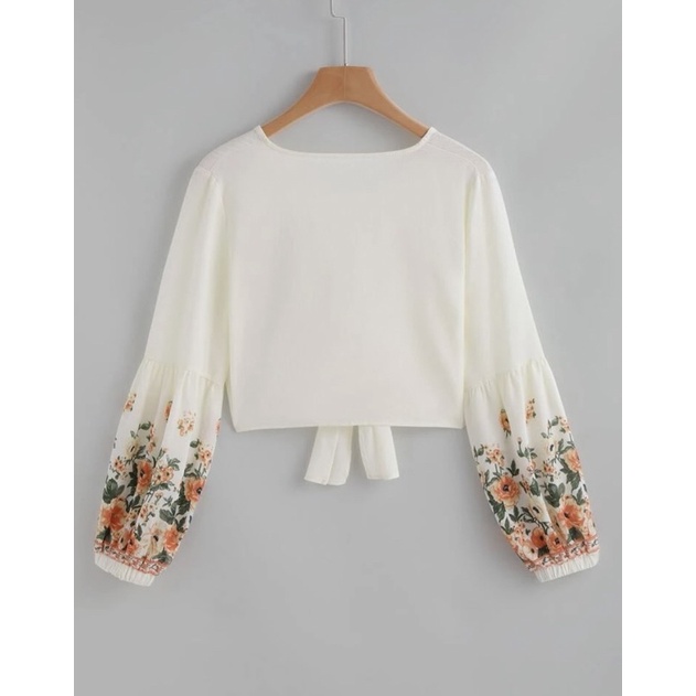 BLOUSE CROP - BLOUSE KOREA - BAHGIA BLOUSE