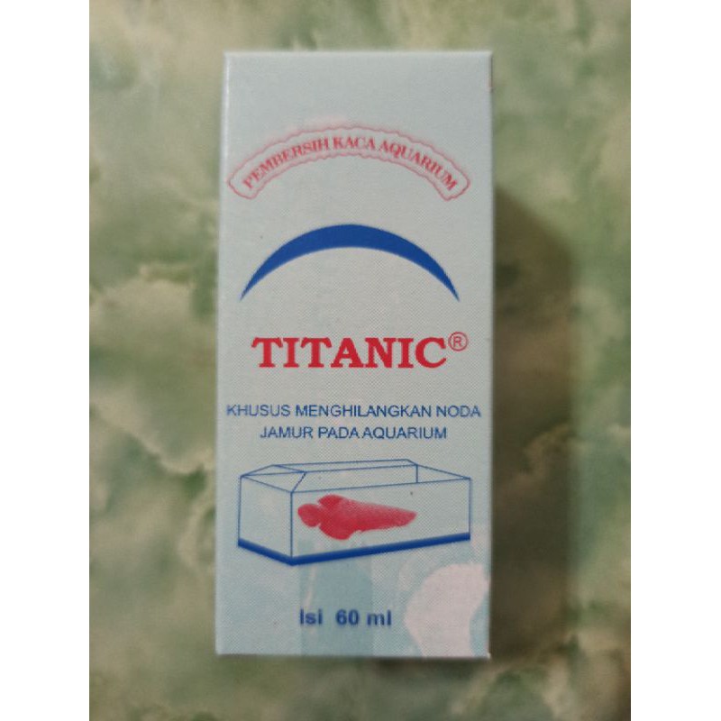 obat pembersih anti jamur kaca aquarium titanic 60 ml murah aquascape aquarium murah