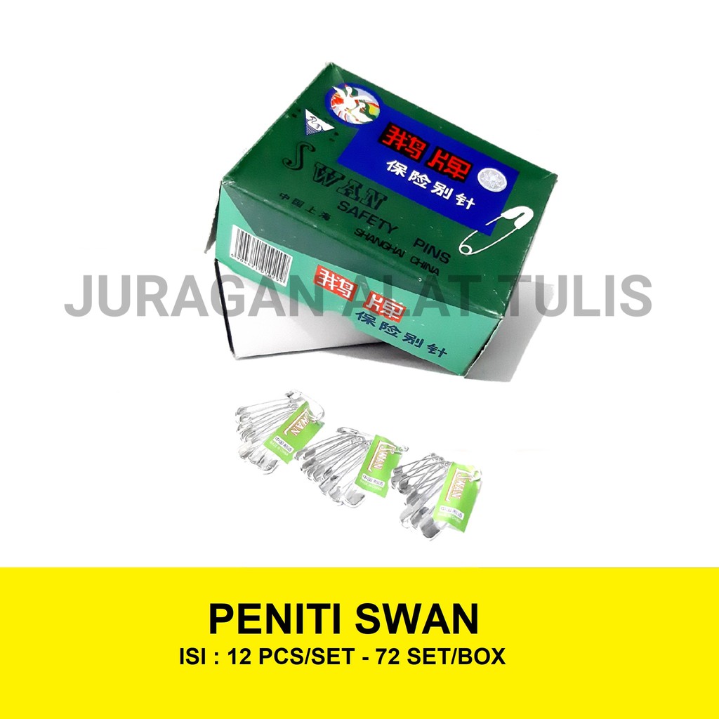 

PENITI SWAN ASLI / PENITI PUTIH ISI 72 LUSIN