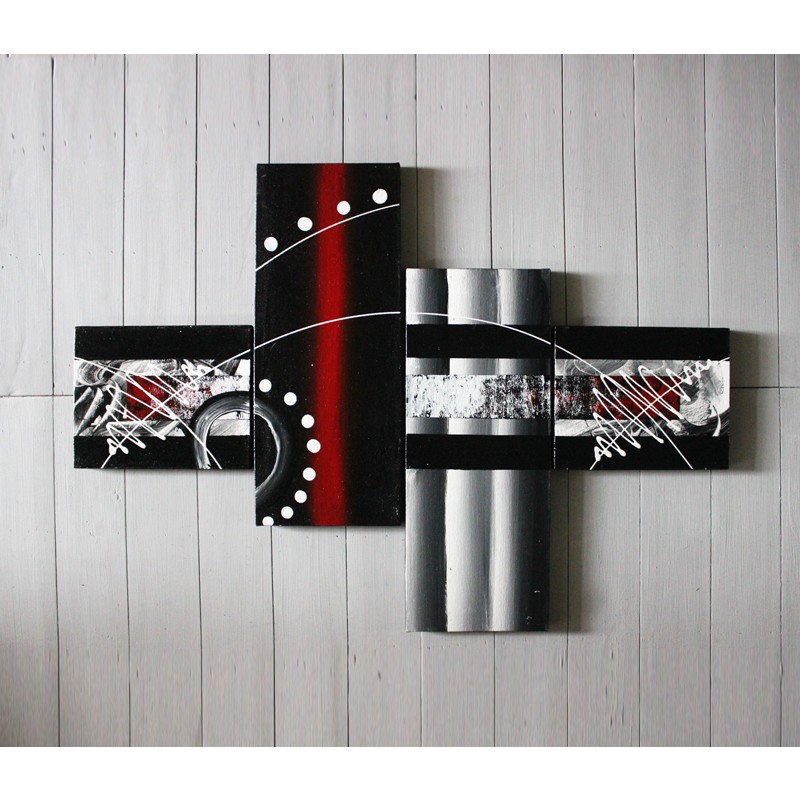 Ornamen Abstrak Minimalis lukisan dinding kaligrafi hiasan dekorasi rumah minimalis kanvas wall deco