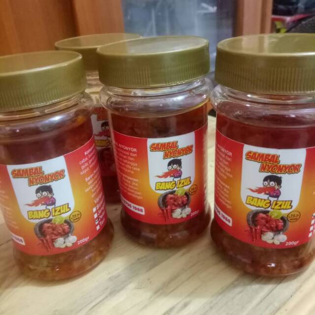 

Sambal nyonyor bang izul