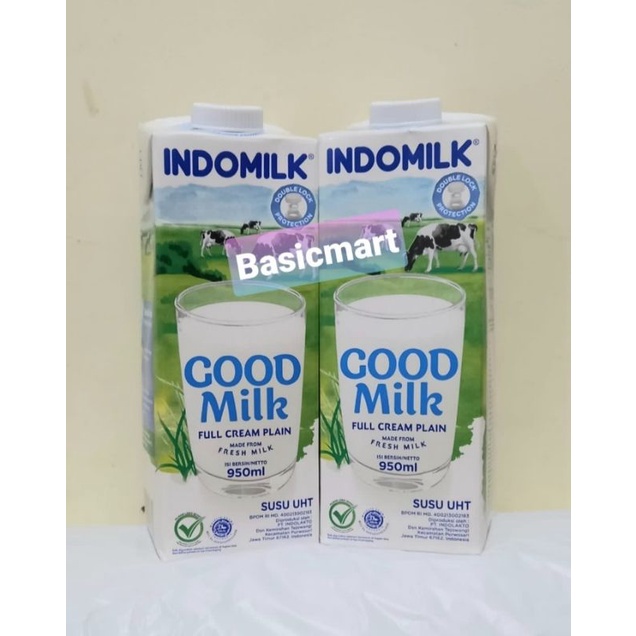 

INDOMILK Susu UHT Full Cream Plain 1 L