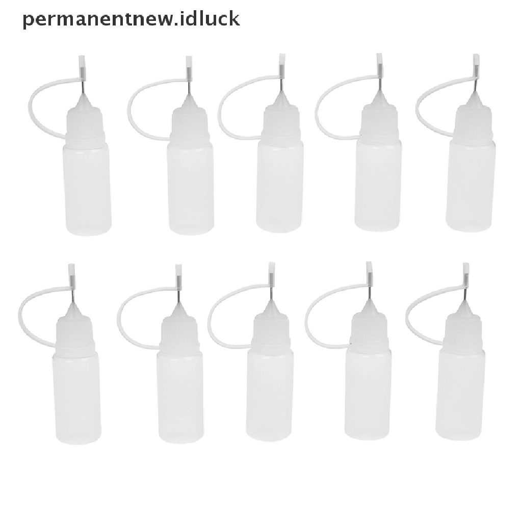 10 Pcs Botol Remas 10ML Untuk Lem Kertas Quilling