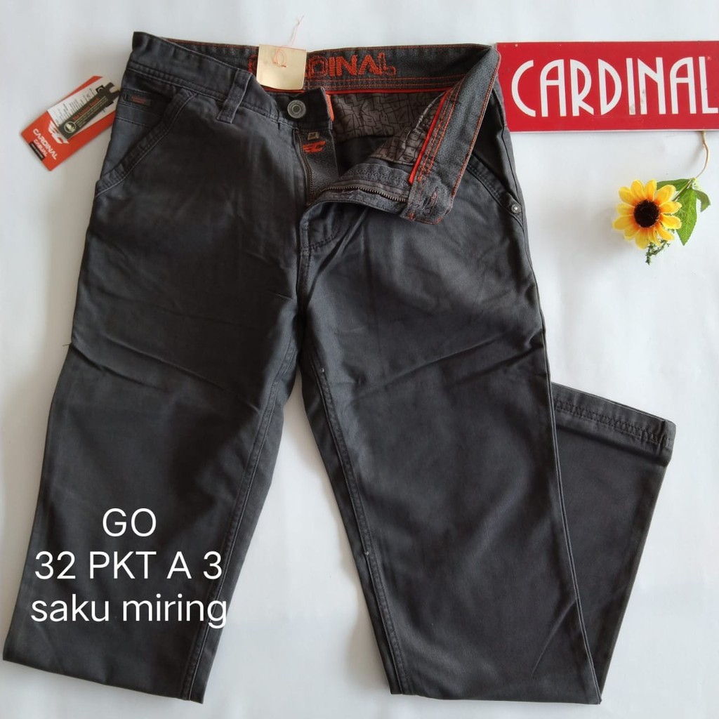 gof 32-PKT 1 CARDINAL CASUAL CELANA POCKETS PANJANG Celana Chino Pria Fashion Laki Brand Kekinian