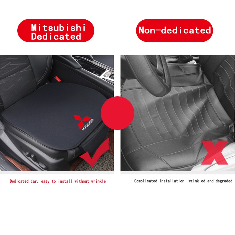 Car Seat Cushion Universal Fit Auto Seat Cover Mat Interior Accessories Car Seat Protector For Mitsubishi Xpander Triton Lancer Evo Asx Mirage Outlander Grandis Pajero Attrage Airtrek L200