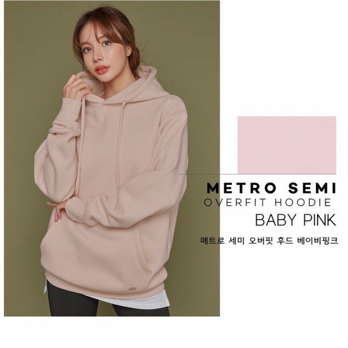 Sweater Hoodie Stl - Baby Pink Stok Terbatas