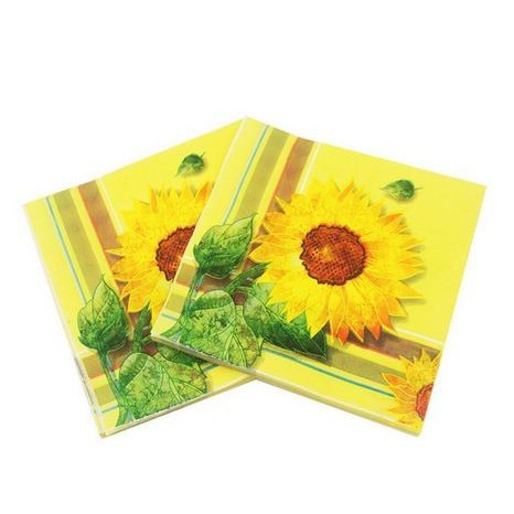 Decoupage Napkin - Tissue Decoupage 2Ply FL-Sunflower