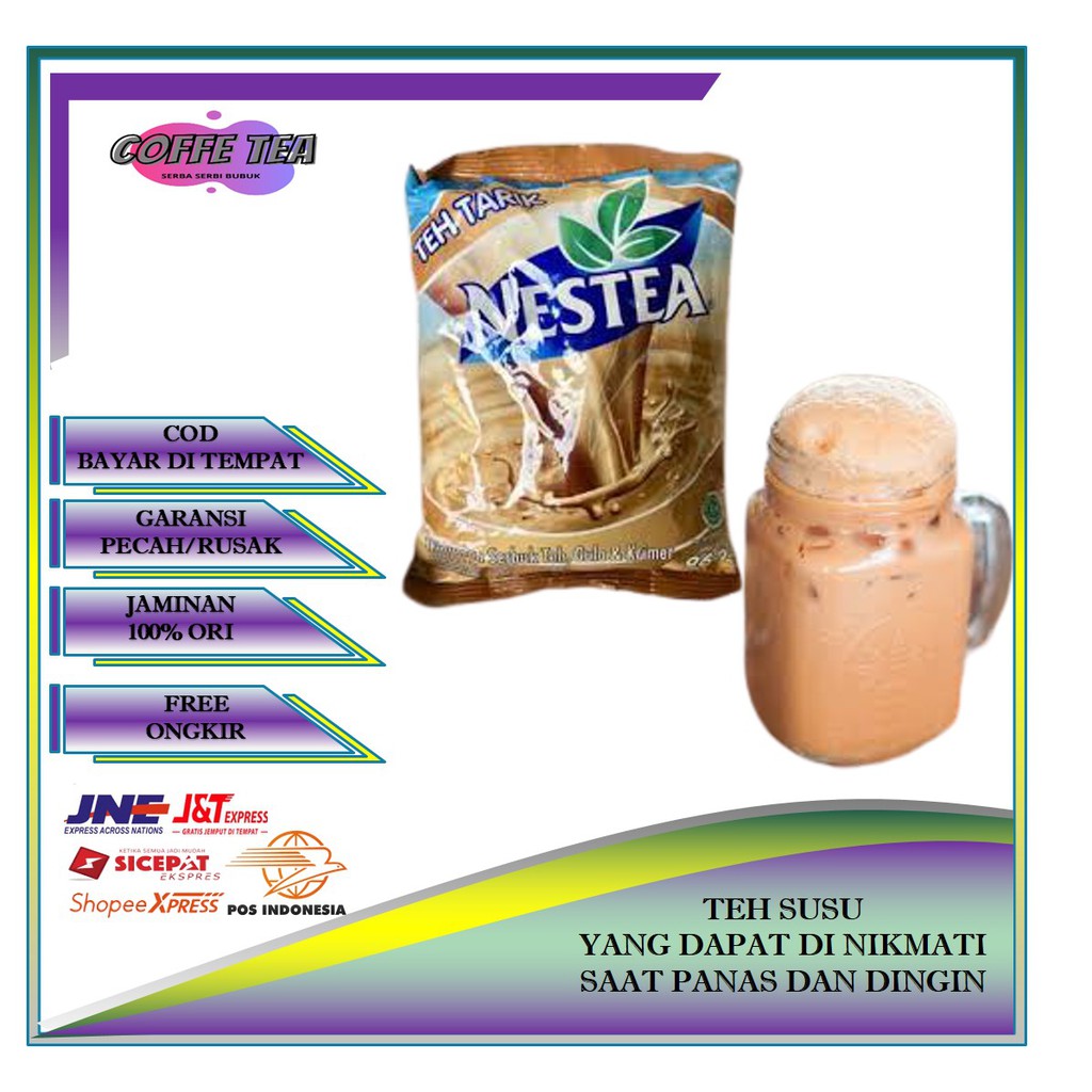 

Minuman Bubuk Teh Tarik Milk Tea Korea Kekinian