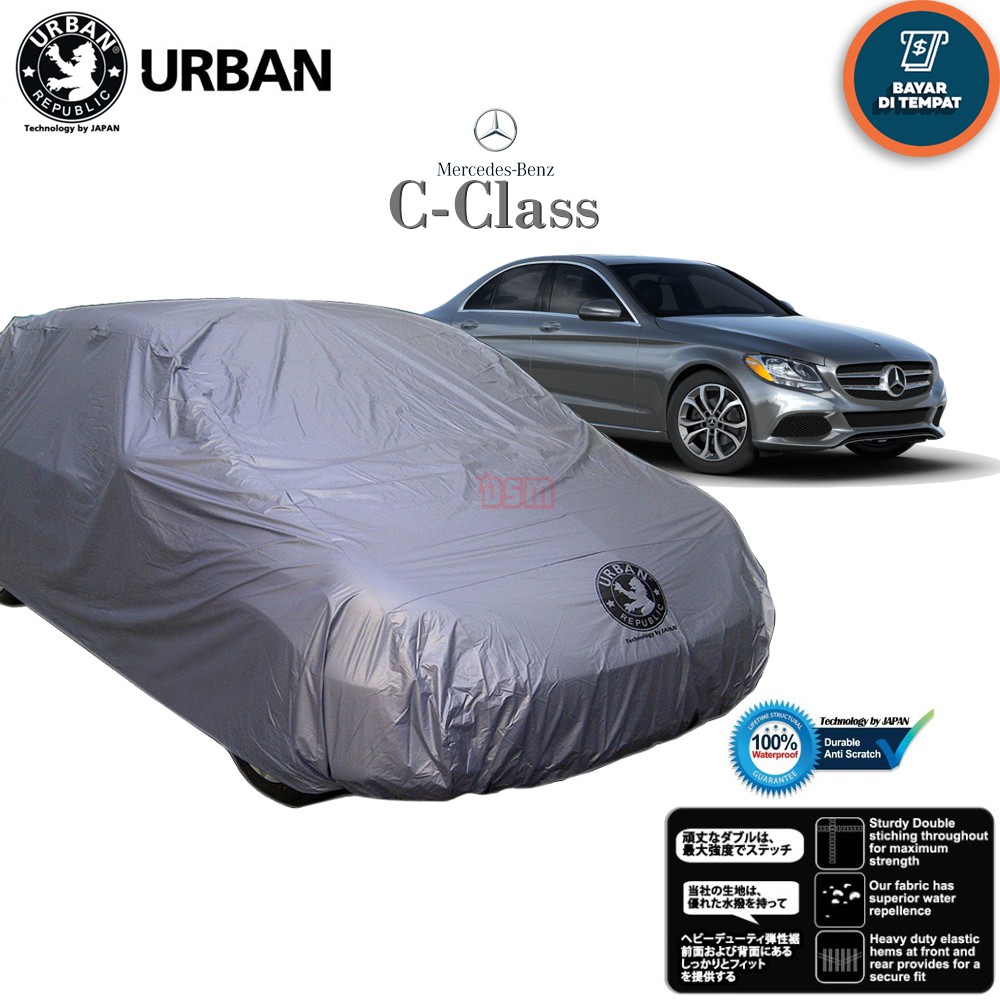 Urban / Cover Mobil Mercedes C-Class / Cover Mobil Waterproof / Aksesoris Mobil Mercy C-Class / DSM