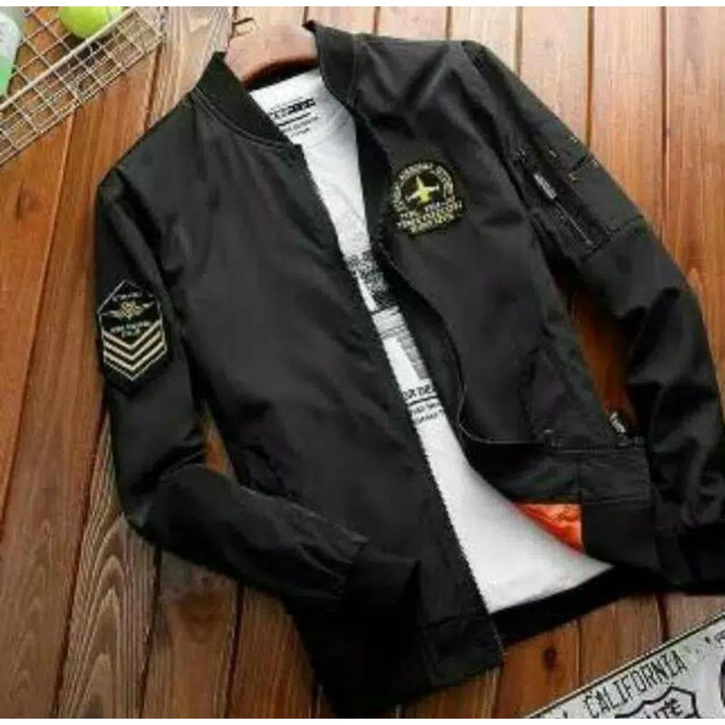 ZET Bomber Kajet || Jaket Bomber Pria Trendy II Jaket Pilot Outdor Bahan Fleece ( Pria dan Wanita )