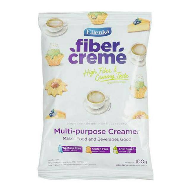 

Fiber Creme Ellenka 100gr Multi Purpose Creamer Pengganti Susu Santan