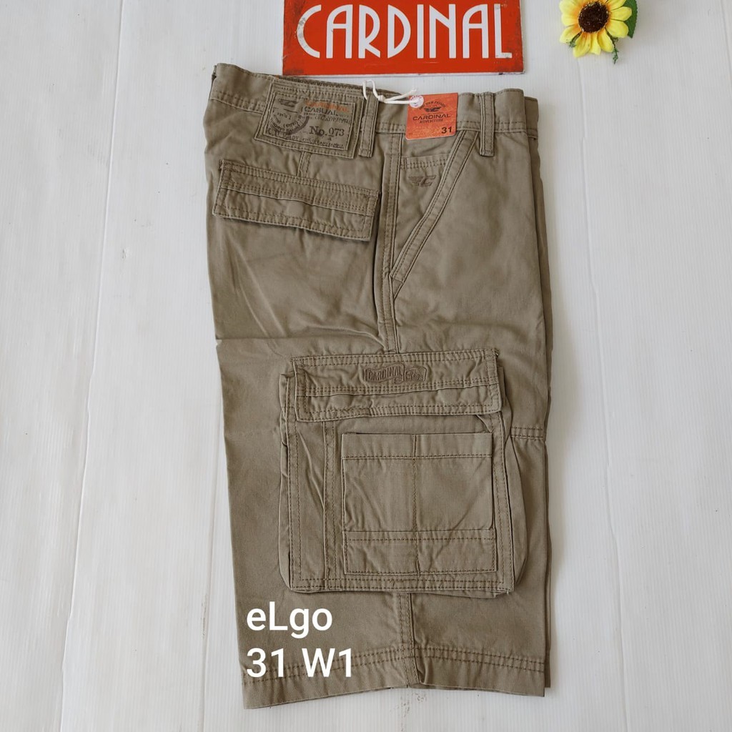 BB 31- W KPL CARDINAL KEMPOL CASUAL Celana Pendek Kempol Fashion Pria Brand Kekinian