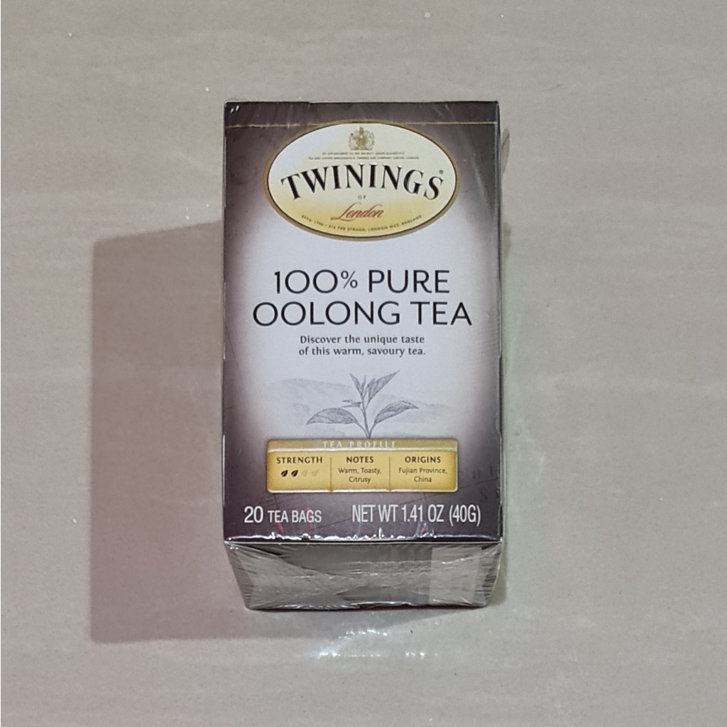 Teh Twinings 100% Pure Oolong Tea 20 x 2 Gram