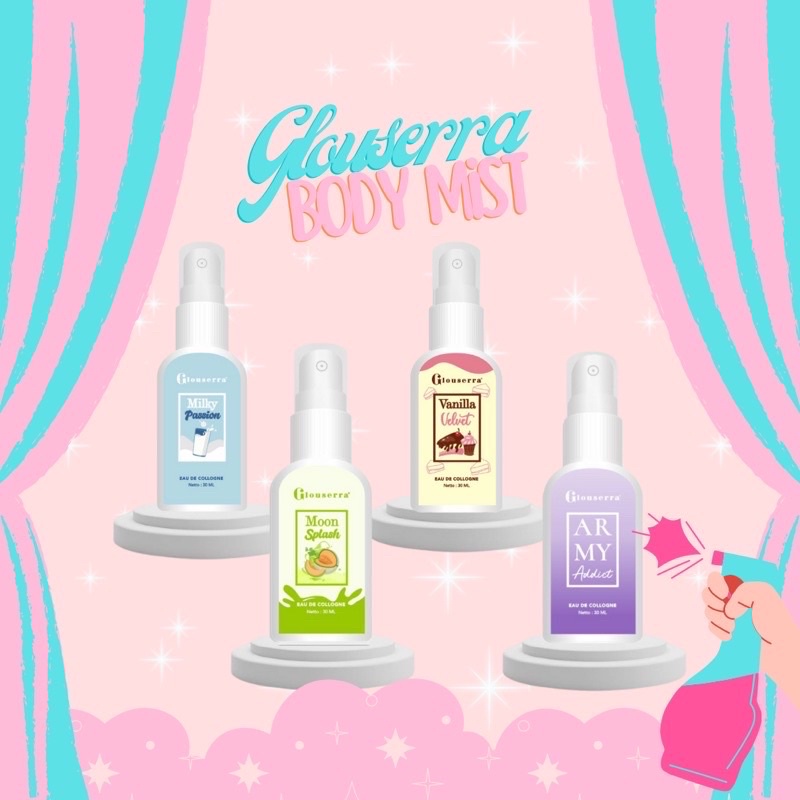 [Official Store] Body Mist Glouserra Tahan Seharian