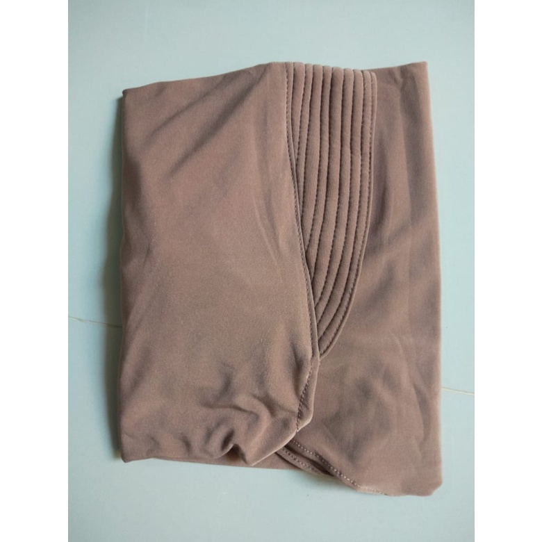 Bergo instan ZAHRA KIDS Hijab kekinian Jilbab terbaru 2021 Kerudung anak-anak syar'i-Coklat