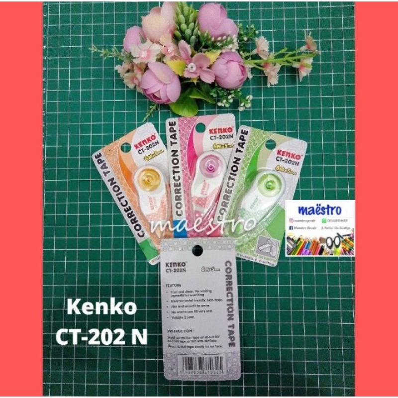 

Tipex Roller Kering Trondol Kenko CT-202N / Pita Koreksi / Correction Tape
