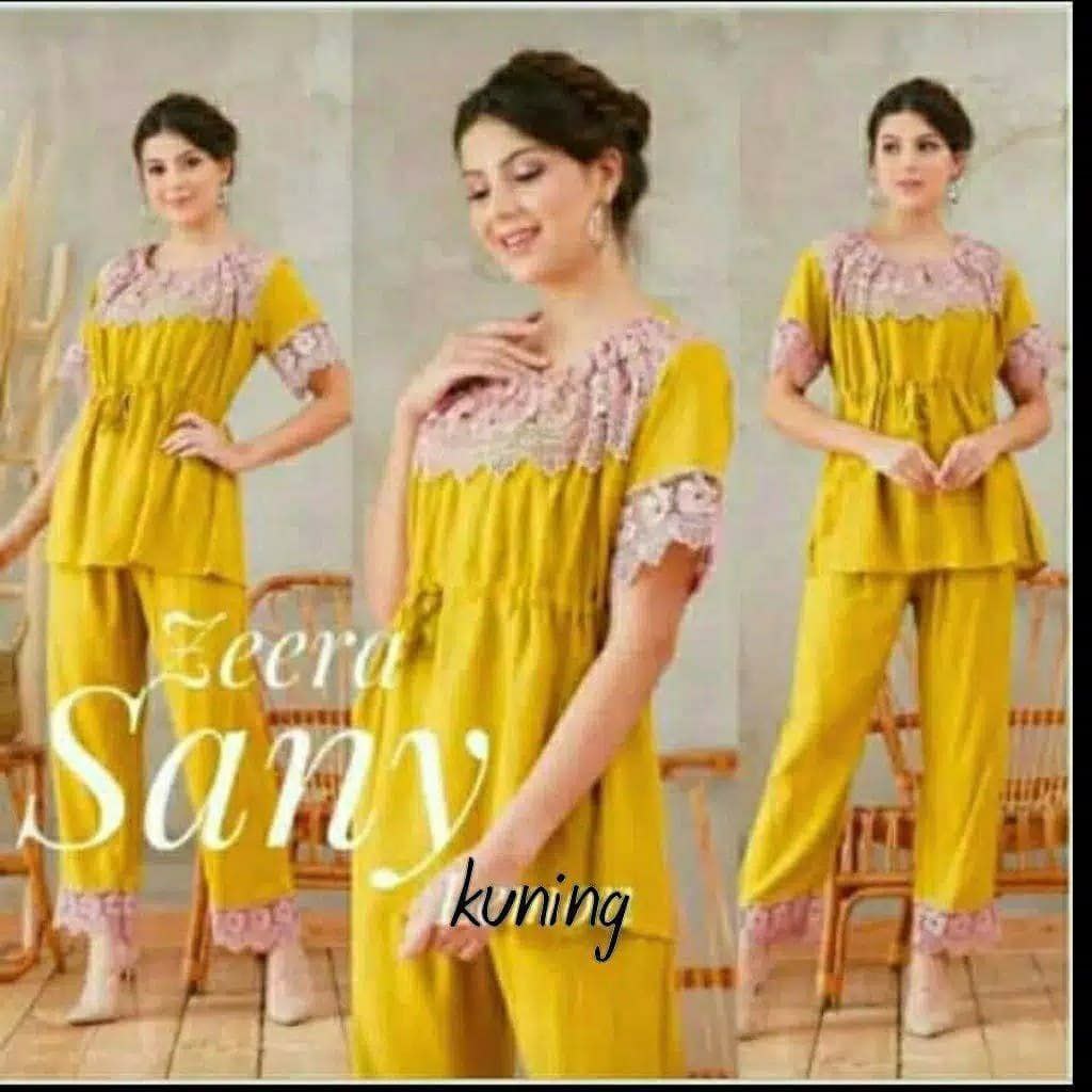 [PROMO 8.8] SETELAN SANY RENDA CELANA PANJANG | RAYON PREMIUM GRADE A+ | TERLARIS ANS BATIK