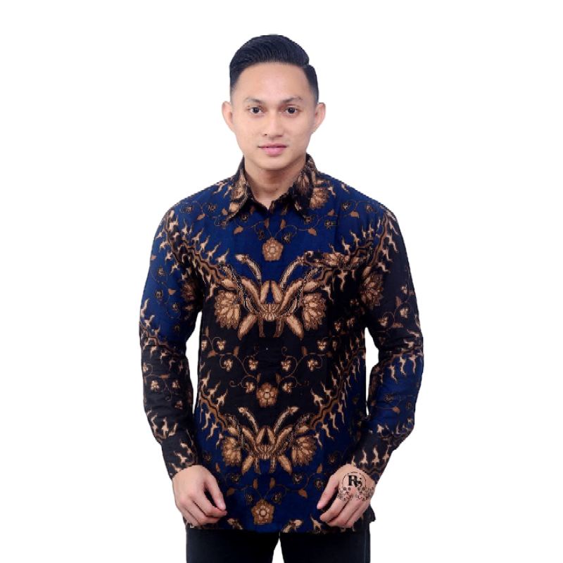 Batik pria lengan panjang terlaris | Kemeja batik pria lengan panjang reguler