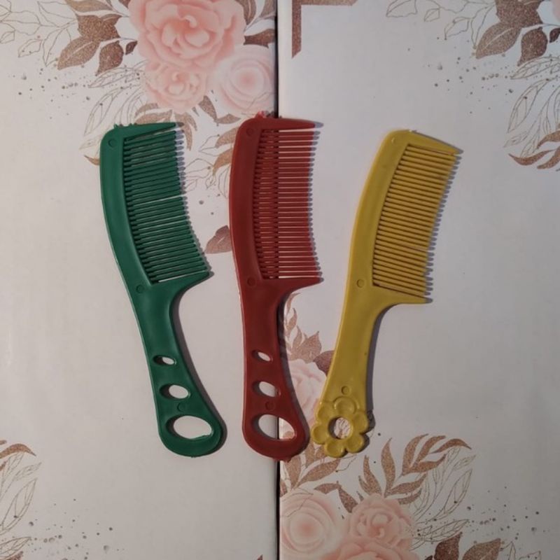 Sisir Rambut Mini Sisir Souvenir LUBANG TIGA Hadiah Pernikahan Khitanan Sovenir