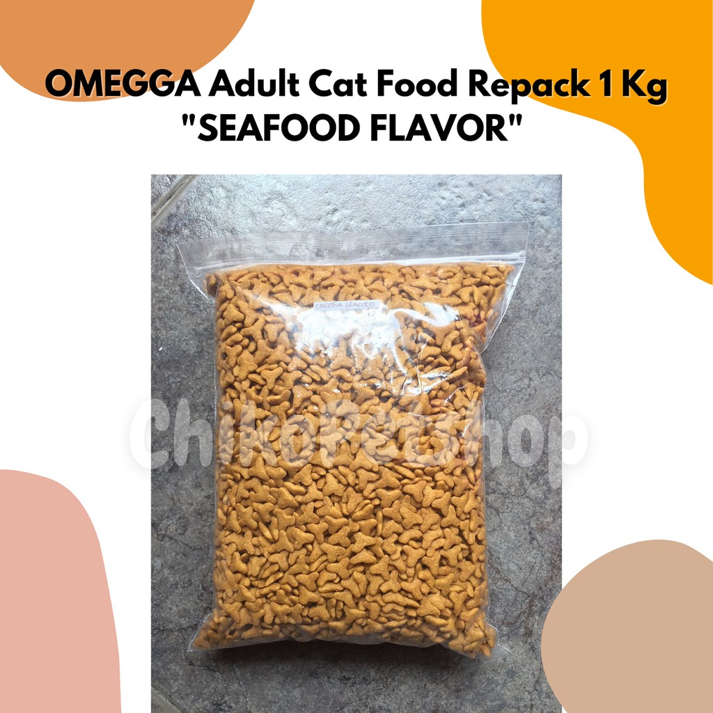 Makanan Kucing OMEGGA CAT FOOD TERMURAH Kemasan 1 Kg