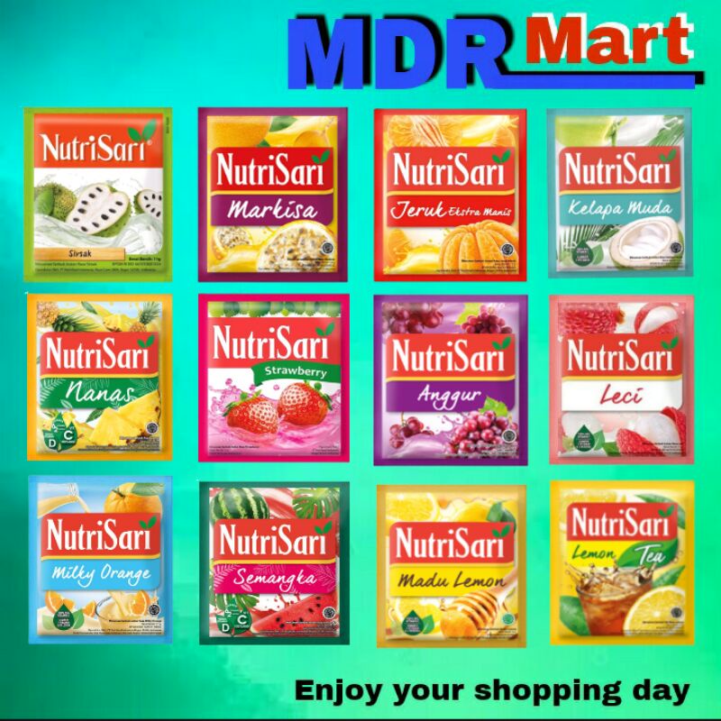 

NUTRISARI all varian rasa renceng isi 10 sachet