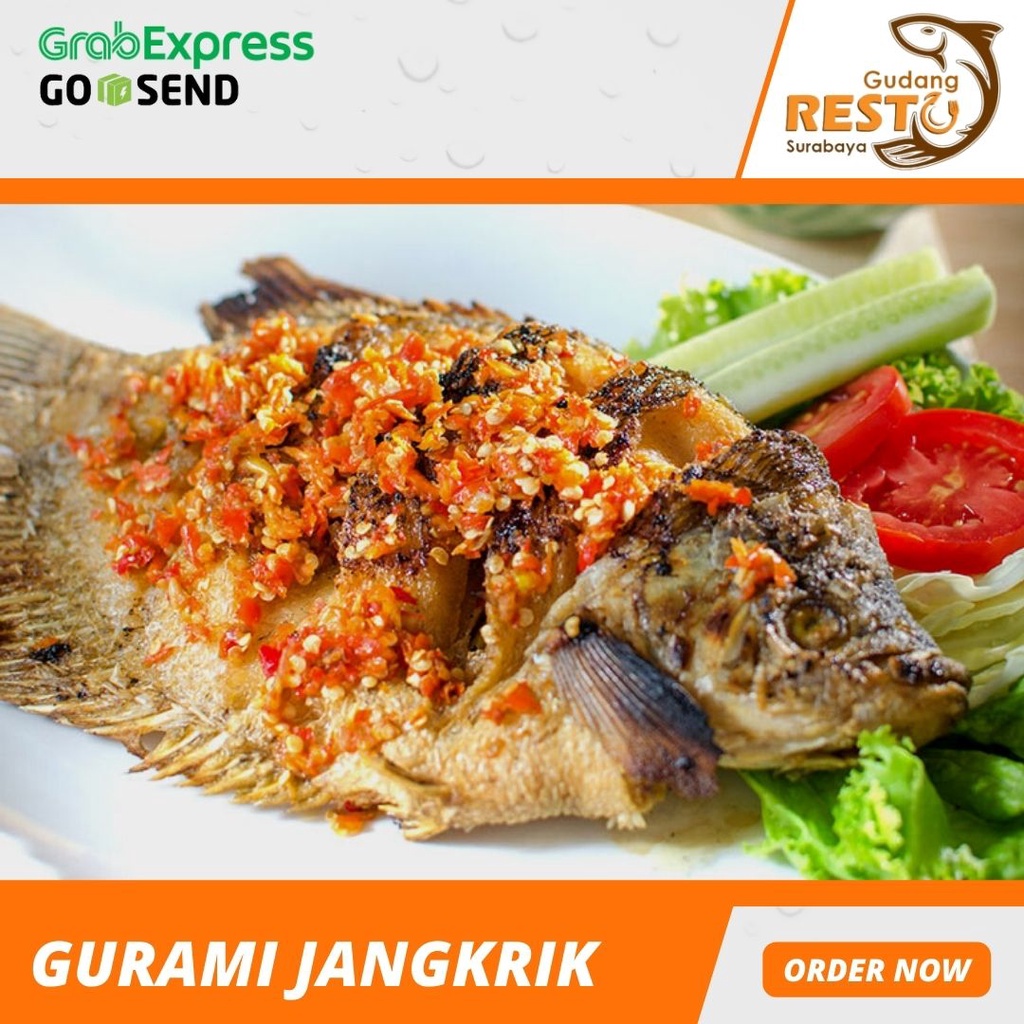 

GURAMI / GURAME SAMBAL JANGKRIK / FROZENFOOD / CAKYU FROZEN