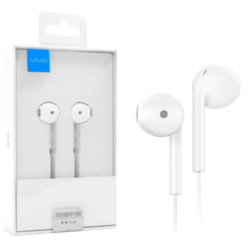 Headset Earphone Vivo ORIGINAL 100% Vivo Y30 Y30i Y50 Headset ORI Vivo