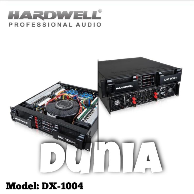 Power Hardwell DX 1004 Original Amplifier DX1004 Class H 4 Channel