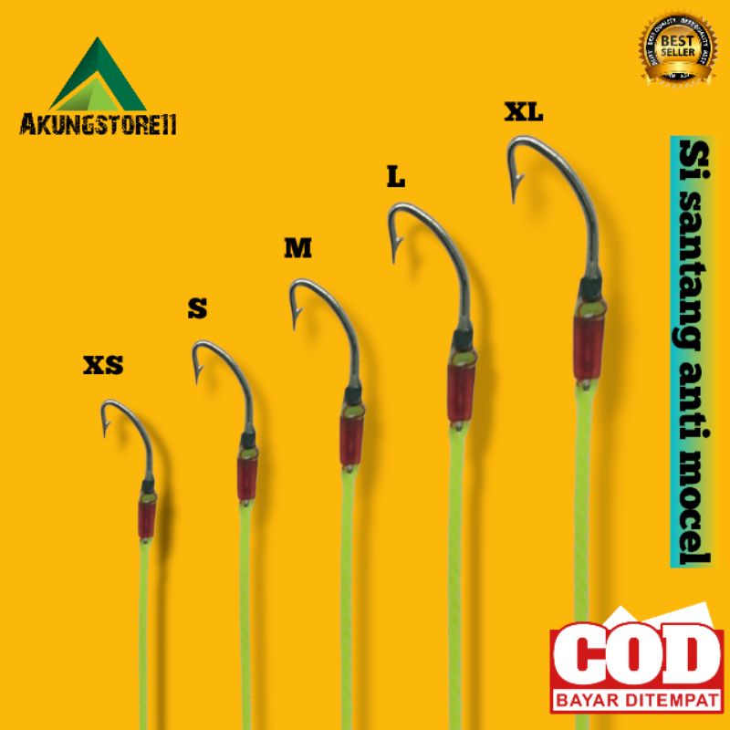 Urek Belut Urek Sidat Pancingan Belut Pancingan Sidat Anti Mocel Bayonet/Santang Kualitas Terbaik