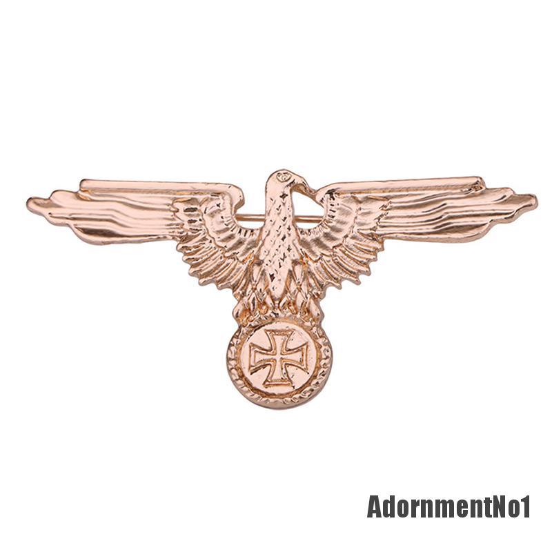 (Adornmentno1) Wwii Ww2 Bros / Pin Gaya Jerman Motif Elang / Militer Untuk Aksesoris Pria