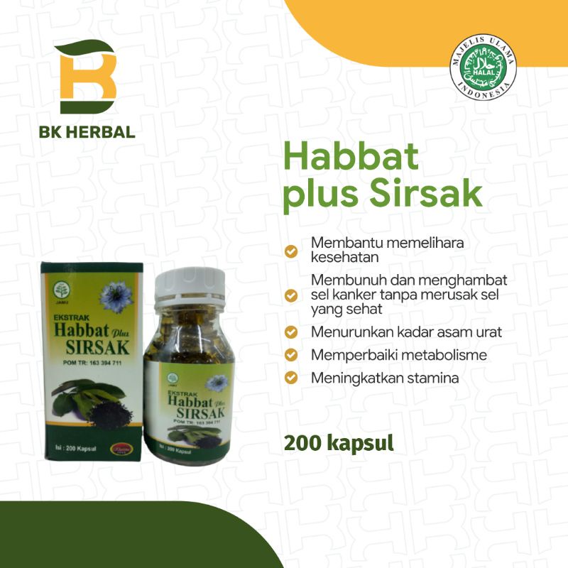 Habbat Sirsak Propolis Daun Sirsak 200 Kapsul