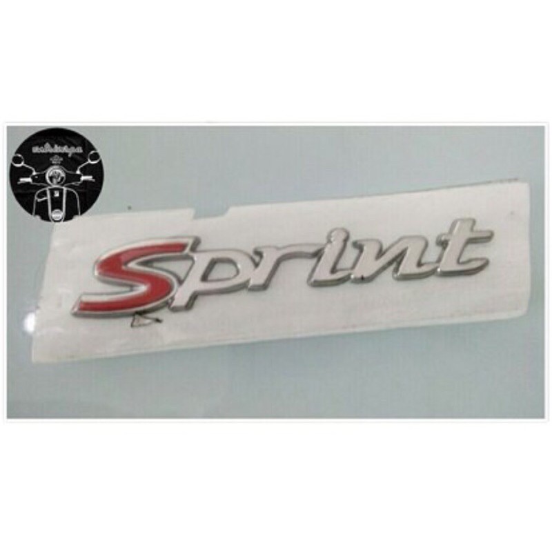 emblem stiker vespa sprint tepong original
